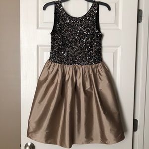 Adrianna Papell Sequin Bodice Dress Size 6